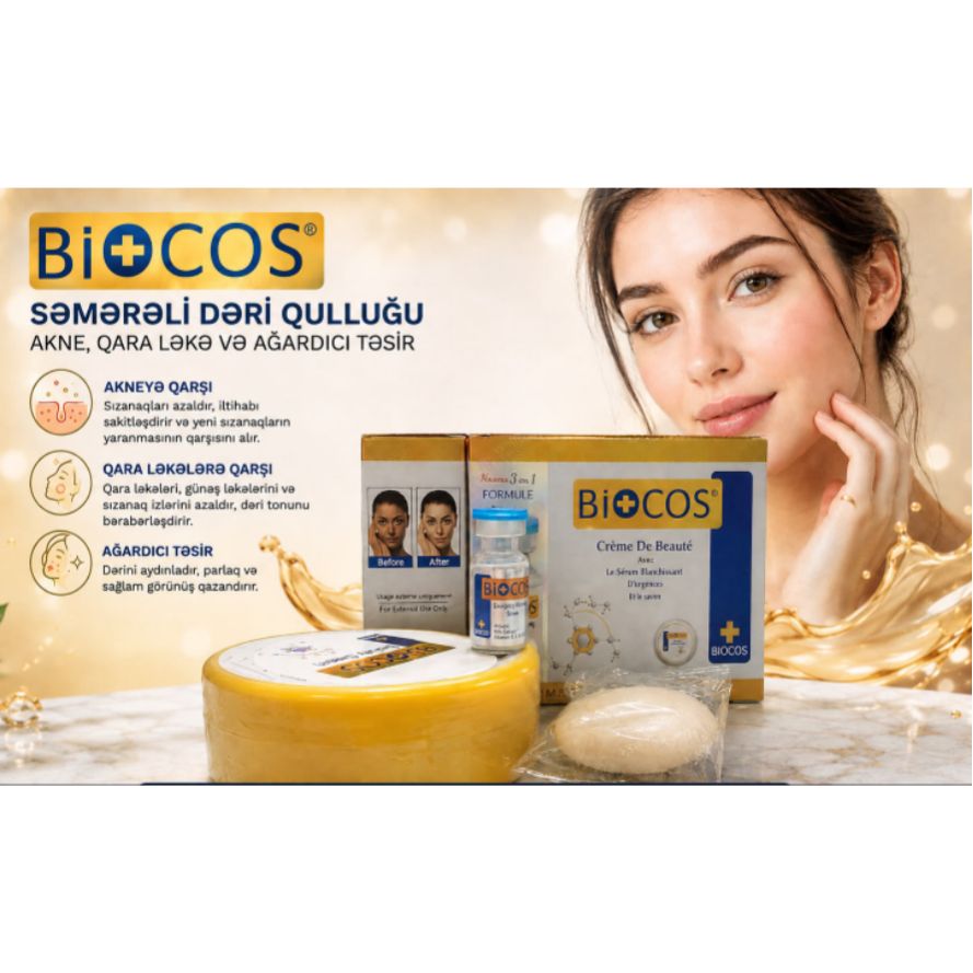 Biocos Ağardıcı Krem və Serum – Dəri Ləkələrinə Qarşı Üz Baxımı